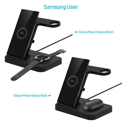 Wireless Charging Fast Charging Three-in-one Vertical Wireless Charger